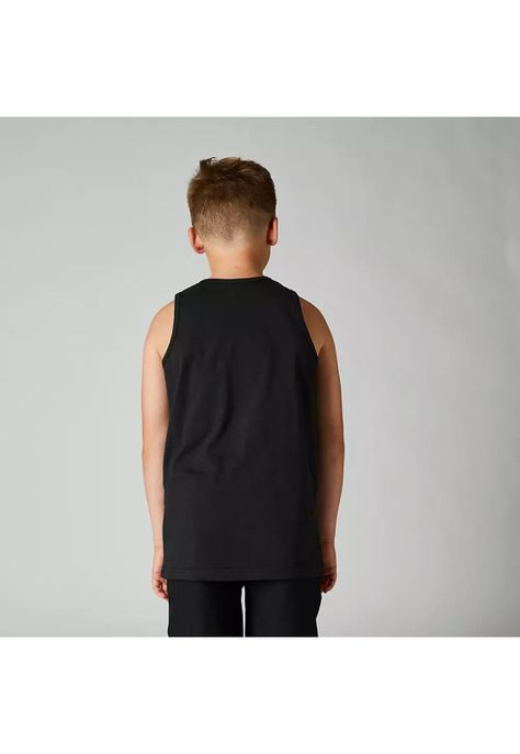 Polera Lifestyle Niño BNKR Sin Mangas Negro Fox-1