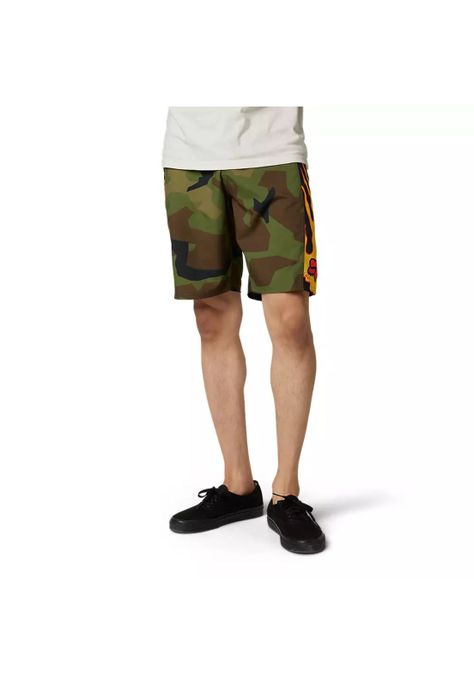 Traje de Baño Lifestyle Parkerboss 20" Camo Verde Fox-1