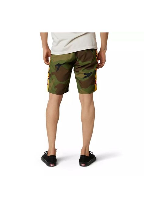 Traje de Baño Lifestyle Parkerboss 20" Camo Verde Fox-2