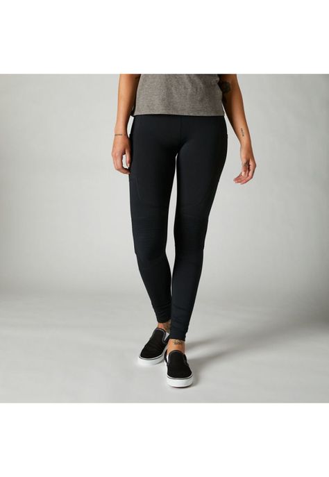 Calzas Lifestyle Mujer Edison Moto Negro Fox-2