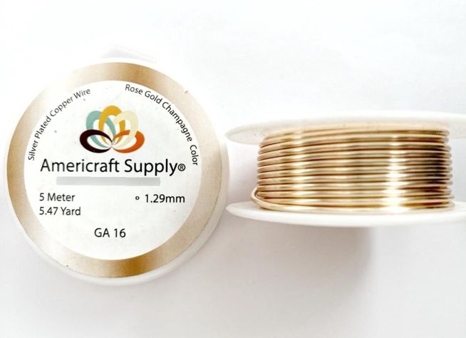 Alambre Para Bisutería Americraft Supply Calibre 16-0