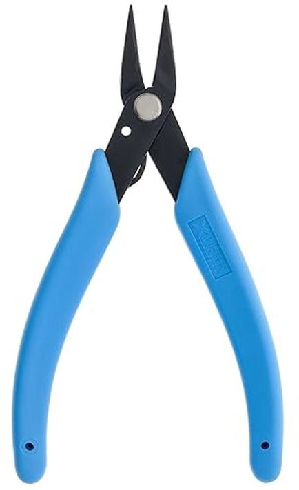 Pinza redonda eliptica ultrafina de precisión Xuron PL488-0