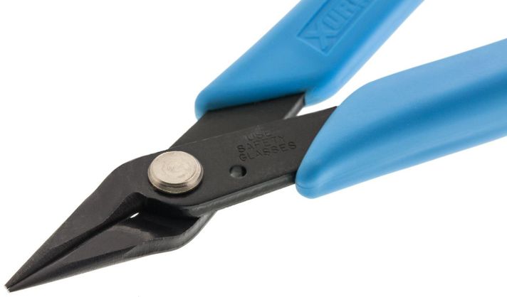 Pinza redonda eliptica ultrafina de precisión Xuron PL488-5