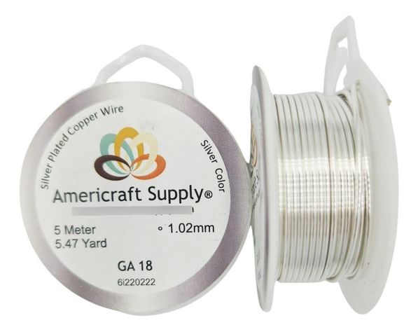 Alambre Para Bisutería Americraft Supply Calibre 18-0