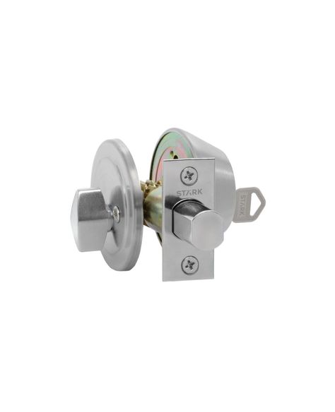 Cerrojo de seguridad, cilindro exterior y seguro interior. (Acero inoxidable)-0