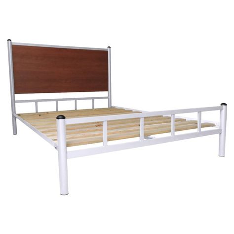 Cama Metálica 2 Plazas Blanco-0