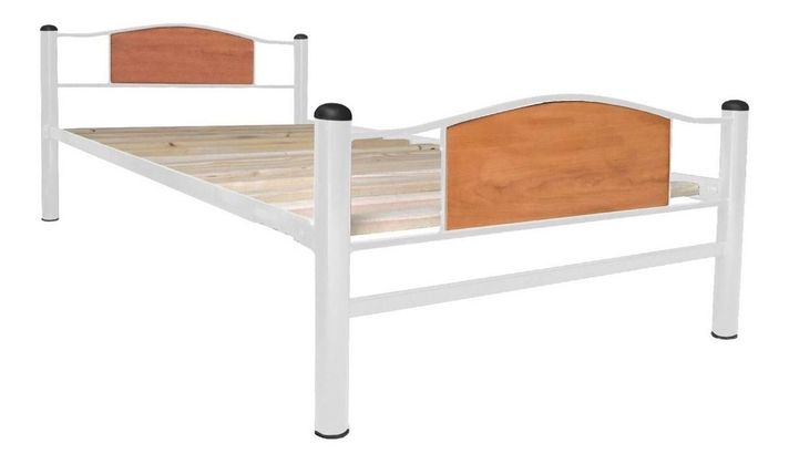 Cama Child Metálica 1.5 Plaza Blanco-0