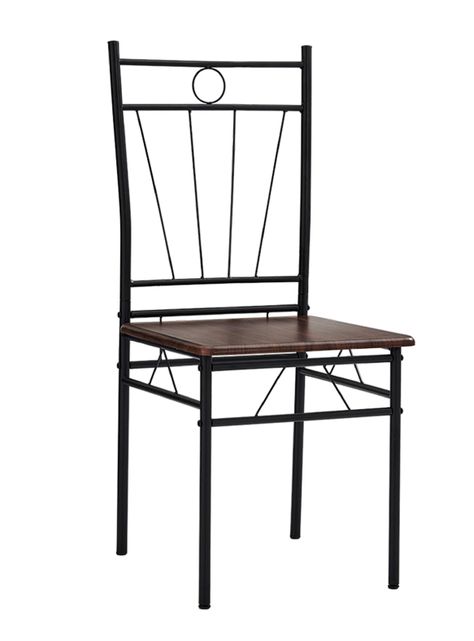 Juego de comedor 6P Verona Negro 74x80x140 cm-4