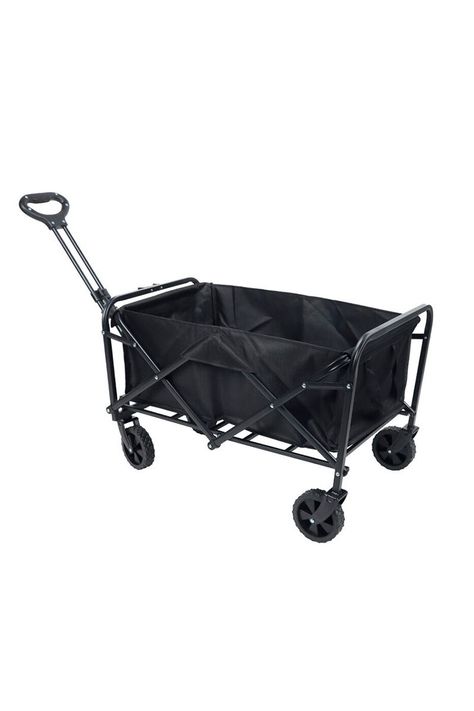 Carro de Camping Plegable Negro-0