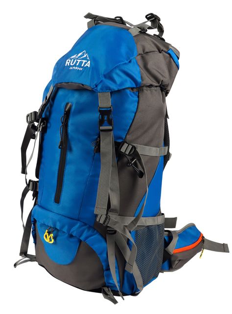 Mochila Camping 50L Azul-0