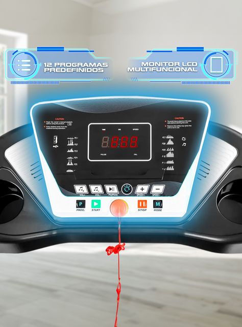 Trotadora Eléctrica Atletis MP3 Altavoces T900-5