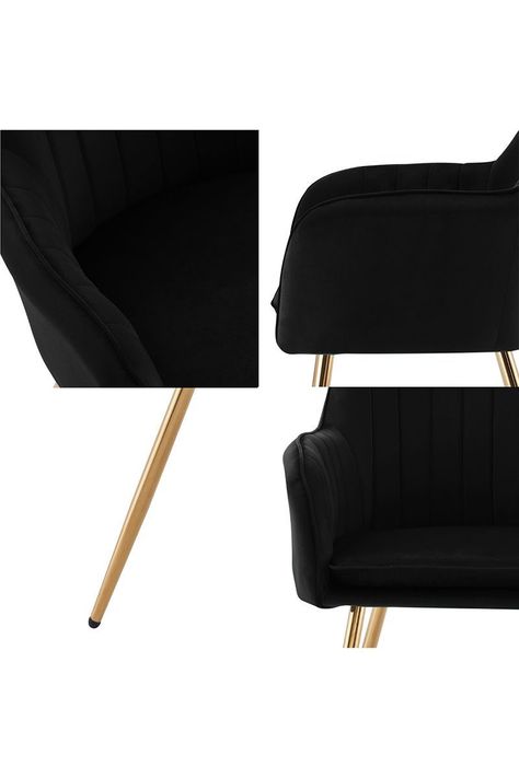 Pack 2 sillas de comedor Alessandro Negro-4