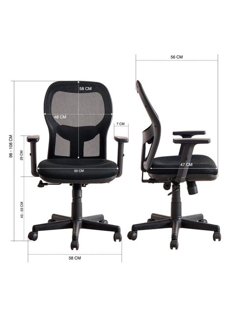 Silla de Oficina Form Elite - Negro-1