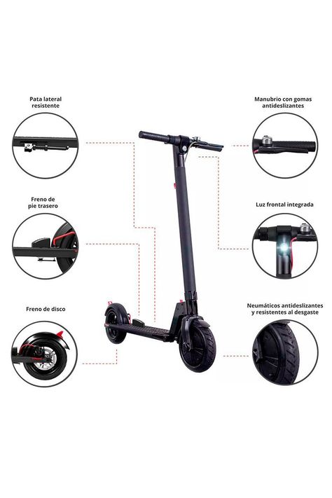 Scooter Eléctrico Plegable Skuter Gxl Pantalla Led-2