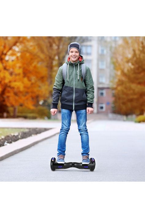 Hoverboard PRO Bluetooth Luces 6,5" 12 Km/h Negro-5