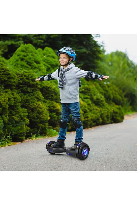 Hoverboard PRO Bluetooth Luces 6,5" 12 Km/h Negro-1
