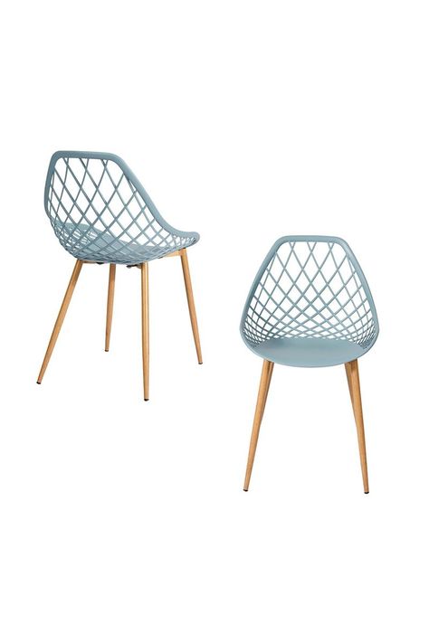 Pack 4 Sillas De Comedor Pp New Gris-3