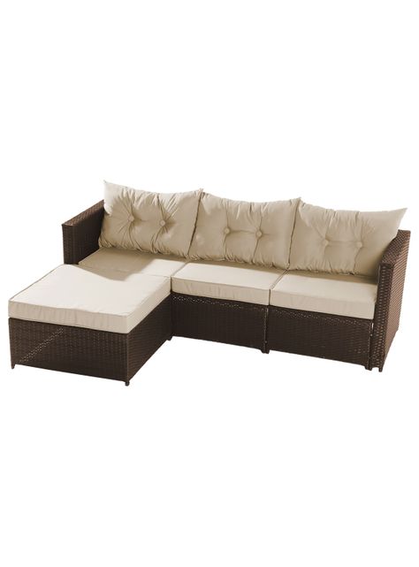 Seccional Intercambiable 3 Cuerpos Terraza Sofa + Mesa Café-2
