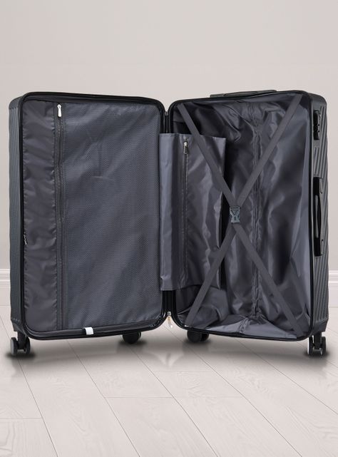 Set de Maletas Rígidas  MILAN S-M-L Negro-4