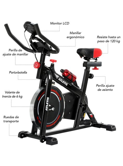 Bicicleta Home Fitness Pro Monitor LCD-2