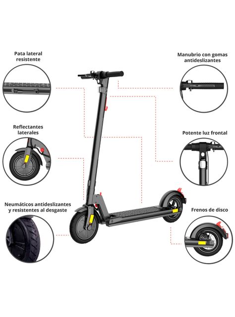 Scooter Eléctrico Plegable XR Elite Pantalla Led-3