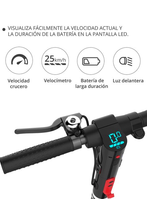 Scooter Eléctrico Plegable XR Elite Pantalla Led-4