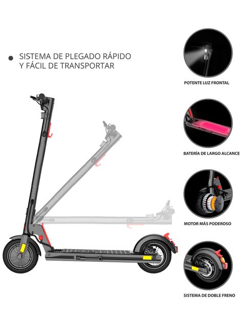 Scooter Eléctrico Plegable XR Elite Pantalla Led-5