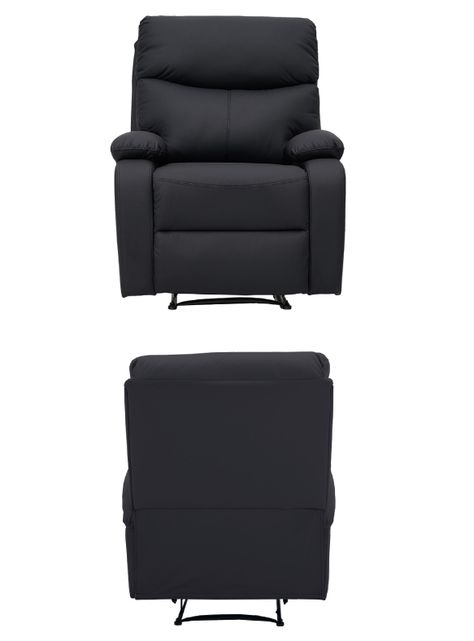 Berger Reclinable Milan Pu Negro-5