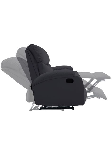 Berger Reclinable Milan Pu Negro-6