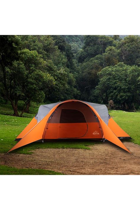 Carpa 10 Personas Camping Outdoor Naranjo-5