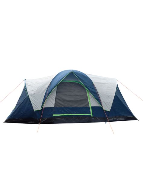 Carpa 8 Personas Camping Outdoor Azul-1