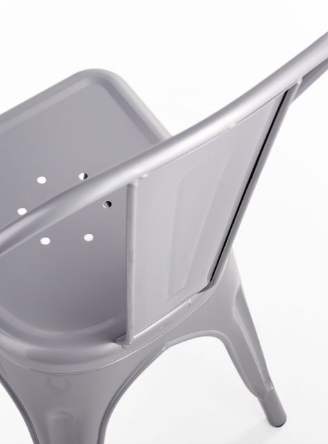 Silla de Bar Metal Tolix Gris-7
