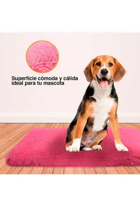 Colchoneta Mascotas Antiestres Rectangular L Rosa-4