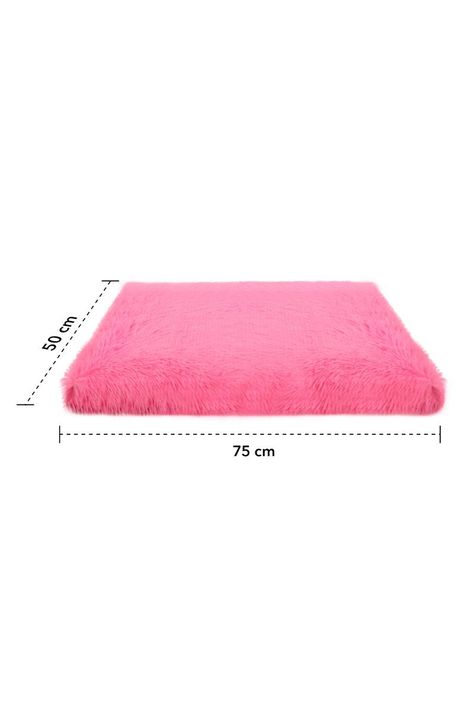 Colchoneta Mascotas Antiestres Rectangular L Rosa-2