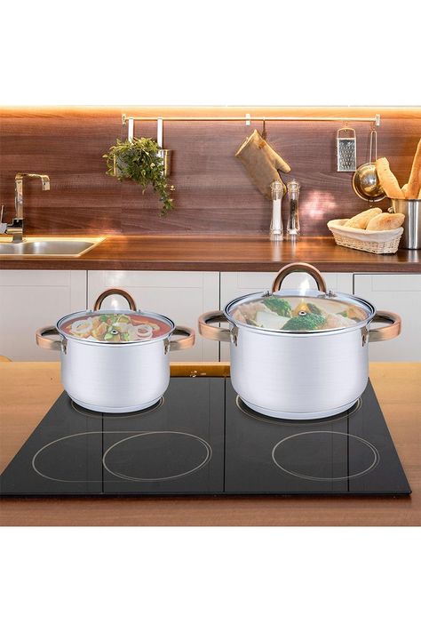 Set Baterías 8 Piezas Acero Inoxidable Berlín Gris-5