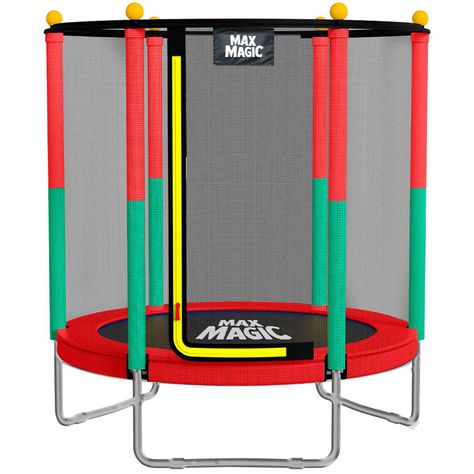 Cama Elástica 152 cm Rojo-0