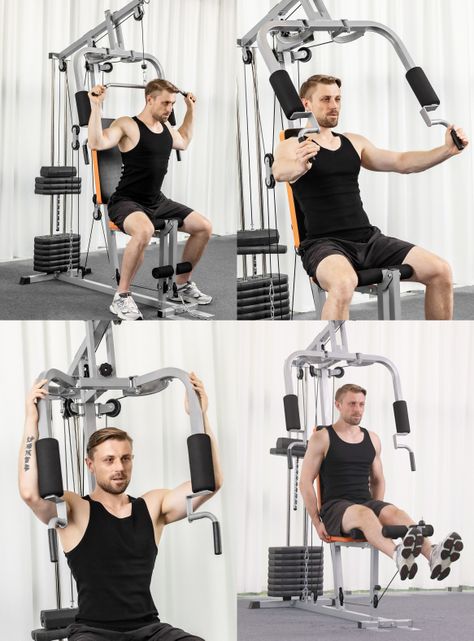 Home Gym Multifuncional TF-3000 Gris-7