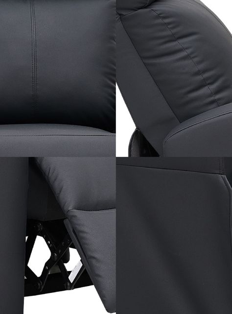 Berger Reclinable Lisboa Pu Negro-7