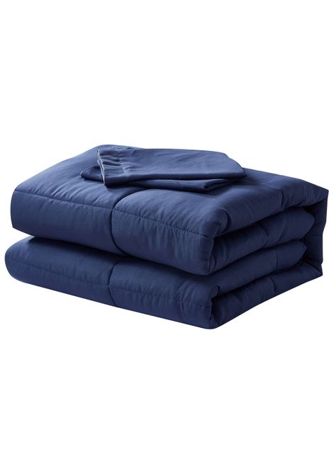 Plumón Reversible Marnie 2 Plazas Azul-5