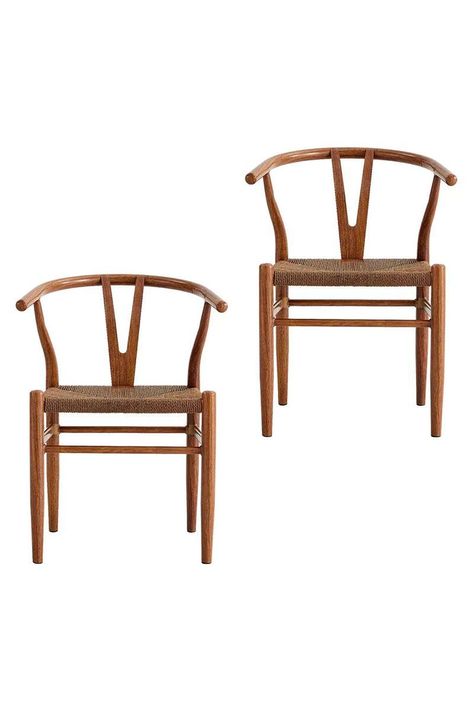Pack 2 Sillas de Comedor Wishbone Cerezo-0