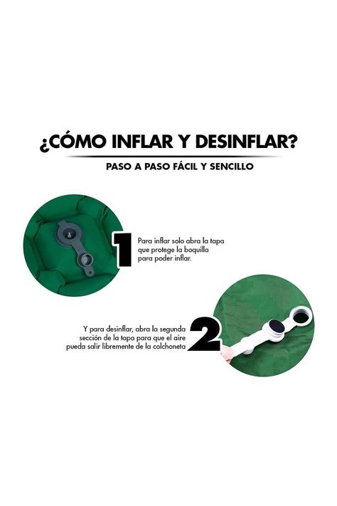 Colchón Inflable  Verde-3