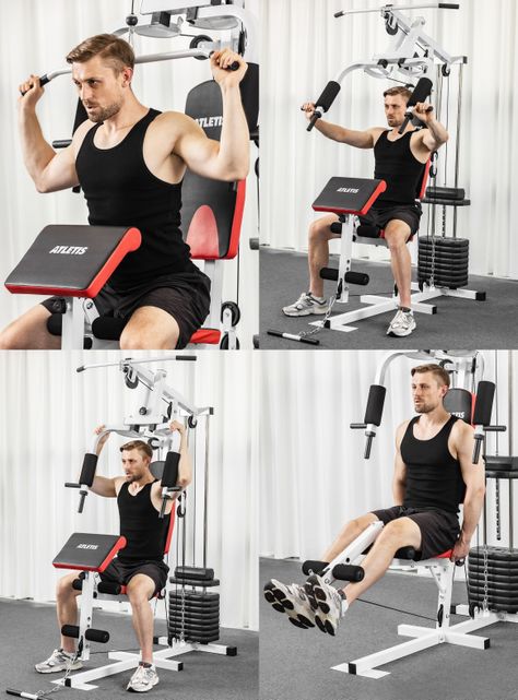 Home Gym Multifuncional TF-7001 Gris-6