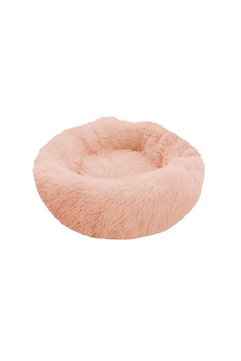 Cama Mascotas Antiestres Circular Felpa L Damasco-0
