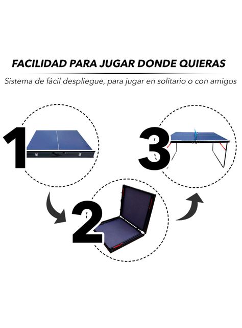 Mini Mesa De Ping Pong Portátil-4