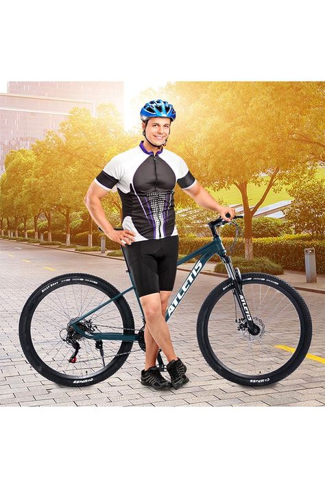 Bicicleta Mountain Bike Bure 29" L Verde Petróleo -5