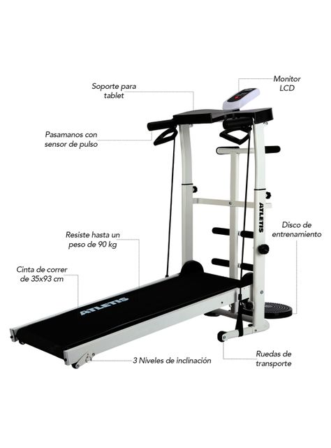 Caminadora Manual Sprint Plegable-1