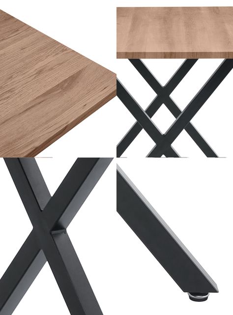 Comedor Bristol Mesa 75x70x120 4 Sillas Pu Negro-3