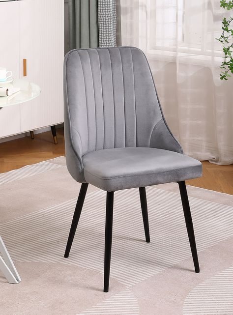 Pack 2 Silla Comedor Giorgio Gris-1