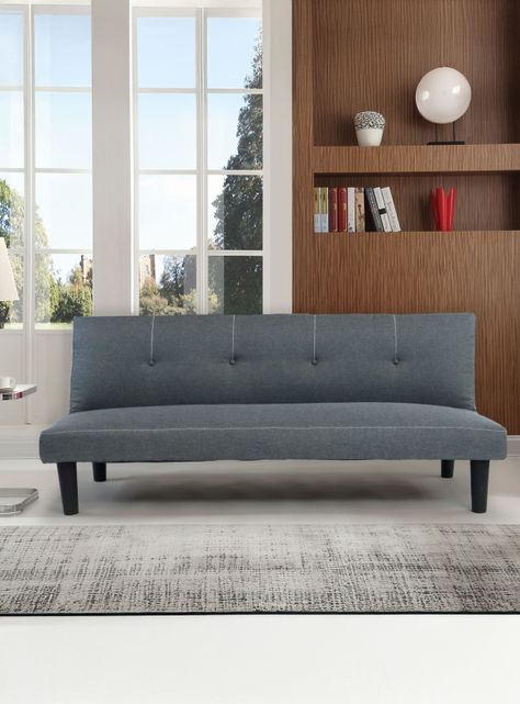 Futón Blake 69x166x69 cm Gris-1