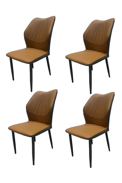 Pack 4 Silla Comedor Serenity Café-0